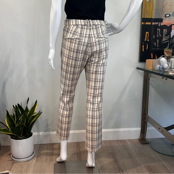 InWear Straight Cut Plaid Ankle Trouser - Picture 4 of 16
